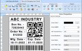 Standard Barcode Sticker Creator Program screenshot