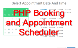 VeryUtils PHP Booking and Appointment Scheduler screenshot