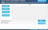 Aryson vCard Splitter and Merger screenshot