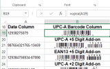 GS1 UPC EAN Barcode Font Package screenshot