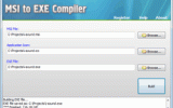 MSI to EXE Compiler screenshot