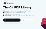 The C# PDF Library screenshot