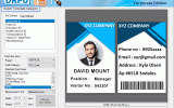 Employee ID Badges Maker Software screenshot