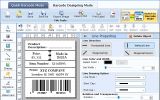 Barcode Label Producing Application screenshot