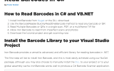 Read Barcode in C# screenshot
