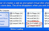 Cryptainer USB Encryption Software screenshot