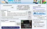 Bulk SMS for GSM Mobile screenshot