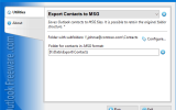 Export Contacts to MSG for Outlook screenshot