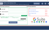 MigrateEmails G Suite Backup Tool screenshot