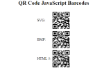 JavaScript QR Code Generator screenshot