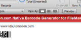 Filemaker PDF417 Generator screenshot