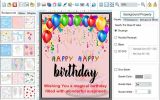 Birthday Party Greeting Card Maker Tool screenshot