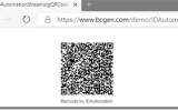 Streaming Barcode Server for IIS screenshot
