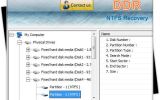 NTFS HDD recovery tool screenshot