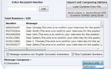 SMS via Modem screenshot