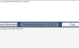 Keyword Extractor Tool For SEO screenshot