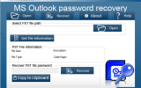 Aryson Outlook Password Recovery screenshot