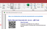 Access QR Code Barcode Generator screenshot