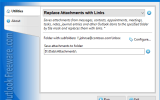 Replace Attachments with Links screenshot