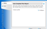 Auto-Complete Files Report for Outlook screenshot