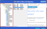 DRS OST to Office 365 Migration Tool screenshot