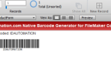Filemaker Code 39 Generator screenshot