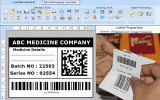 Pharmaceutical Label & Barcode Software screenshot