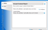 Unused Contacts Report for Outlook screenshot