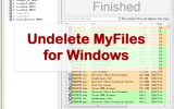 VeryUtils Undelete MyFiles screenshot