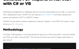 CSharp PDF Reports screenshot