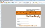 Software for Card Designing screenshot
