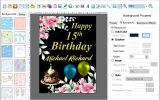 Print birthday card software screenshot