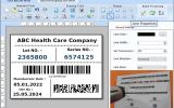 Medical Equipment Labels Maker Software screenshot