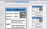 Mac OS Standard Barcode Designing Tool screenshot