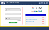 DRS G Suite Backup Tool screenshot