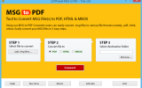 SoftTweak MSG to PDF screenshot