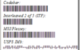 Universal Barcode Font Advantage screenshot