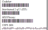 Universal 1D Barcode Font Package screenshot