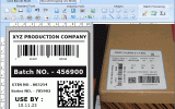 Excel Barcode Label Maker Software screenshot