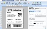 Industrial Barcode Label Creator screenshot