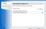Export Master Category List for Outlook screenshot