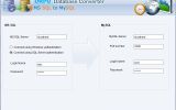 MSSQL to MySQL database files conversion screenshot