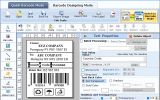 Manufacturing Barcode Label screenshot