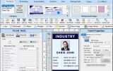Visitant Id Card Creating Software screenshot