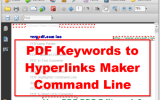VeryUtils PDF Keywords to Hyperlinks Maker screenshot