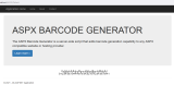 ASPX USPS Intelligent Mail Barcode Scrip screenshot