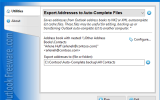 Export Addresses to Auto-Complete Files screenshot