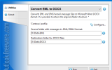 Convert EML to DOCX for Outlook screenshot