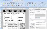 Courier Logistics Barcode Maker Software screenshot