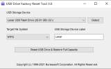 USB Drive Factory Reset Tool screenshot